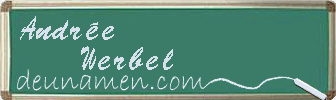Andrée Werbel Visitenkarte